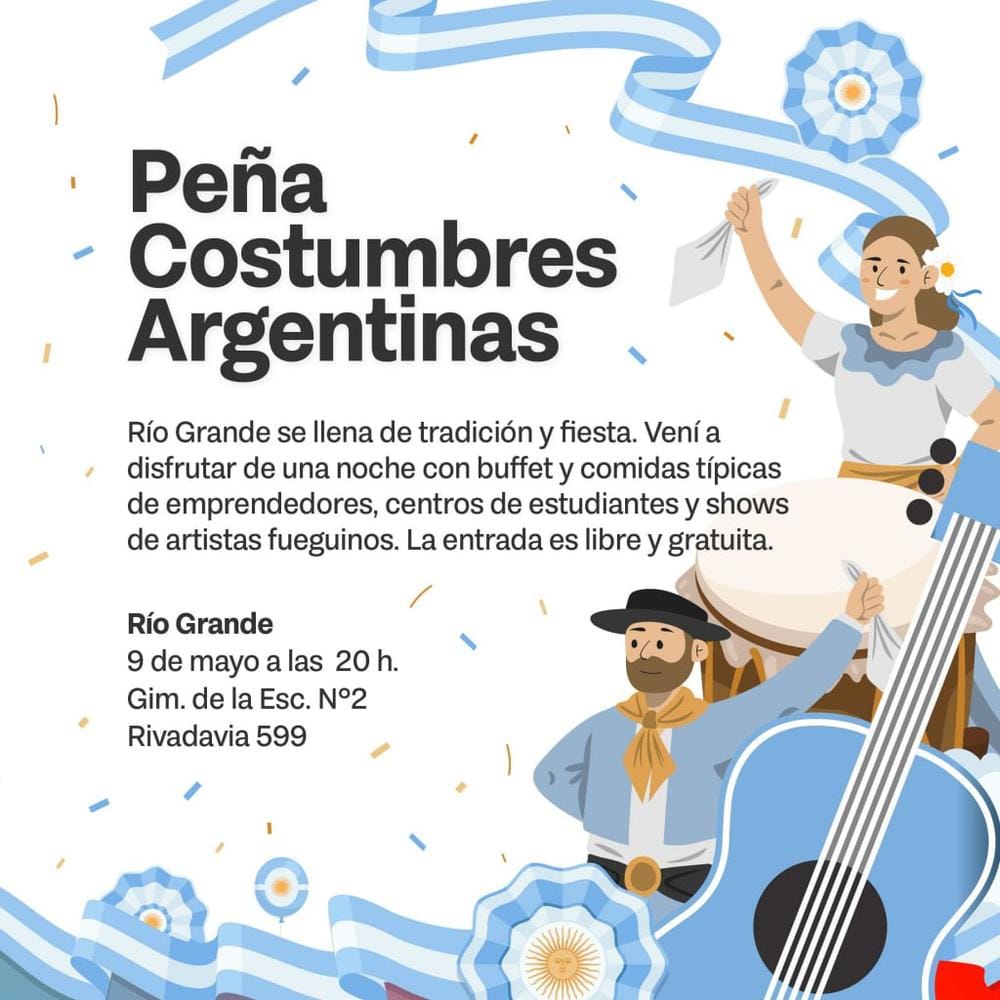 PEÑA “COSTUMBRES ARGENTINAS”: CELEBRANDO LA CULTURA Y LA COMUNIDAD EN TIERRA DEL FUEGO