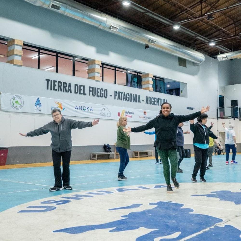 INICIO DE CLASES DE ACTIVIDAD FÍSICA PARA ADULTOS MAYORES EN USHUAIA