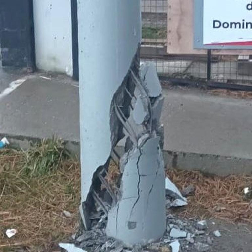 CORTE DE ENERGÍA EN USHUAIA POR ACCIDENTE DE TRÁNSITO