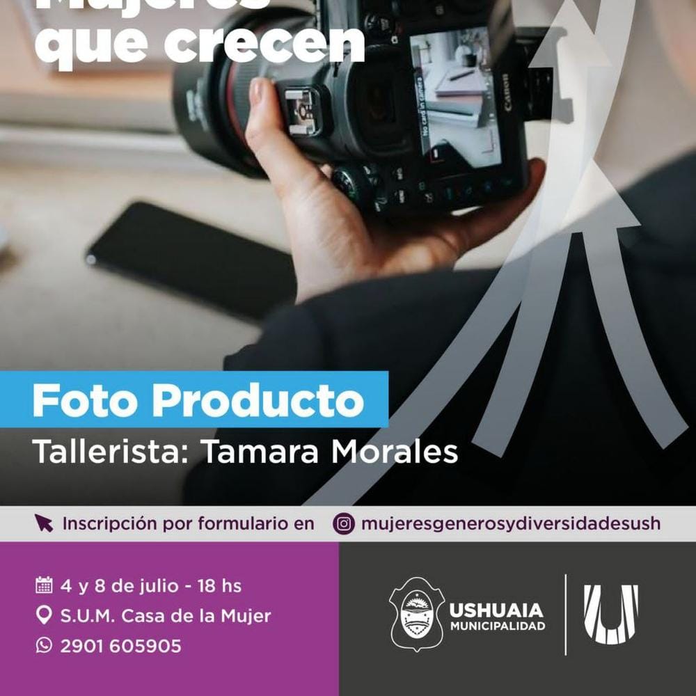 Ushuaia lanza ciclo gratuito de talleres para emprendedoras