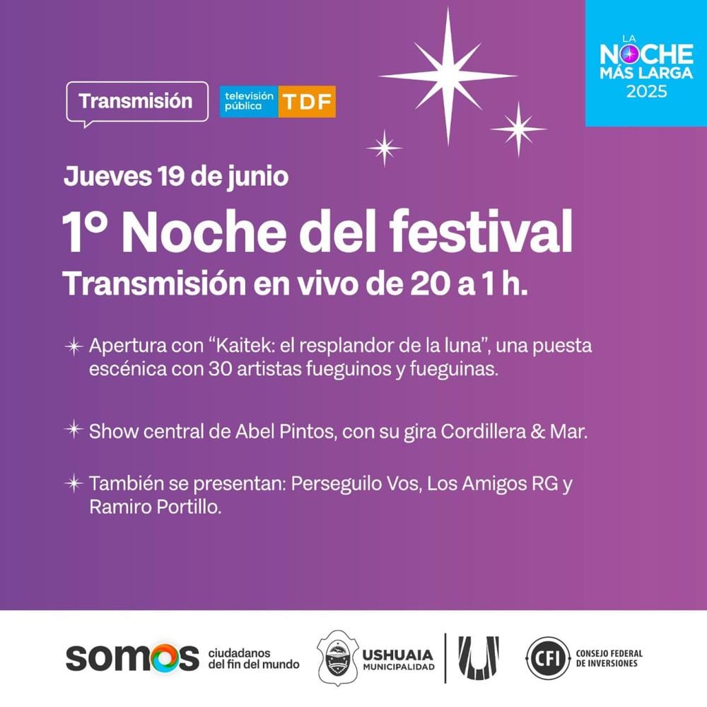 Fiesta Nacional de la Noche Más Larga en Tierra del Fuego