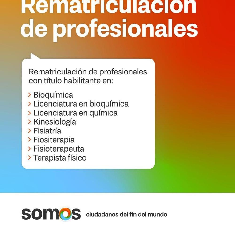 Rematriculación Obligatoria para Profesionales de la Salud