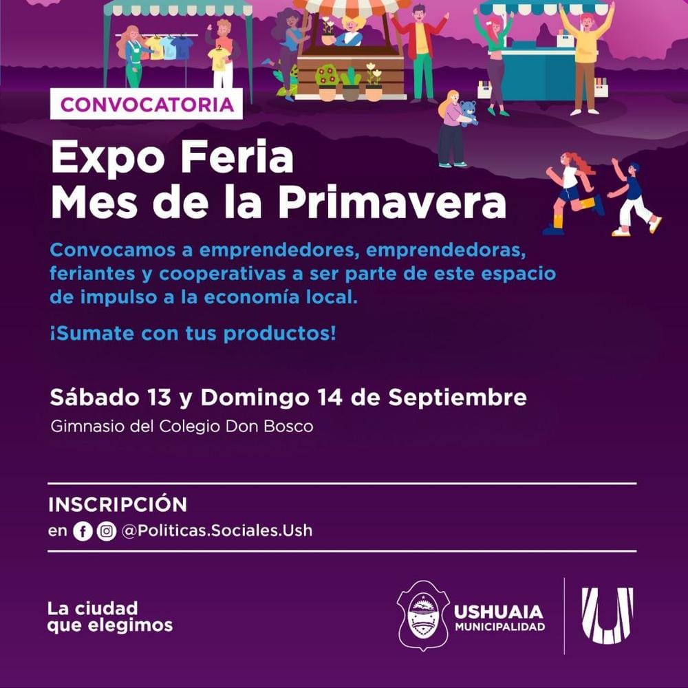 Expo Primavera Ushuaia en el Colegio Don Bosco