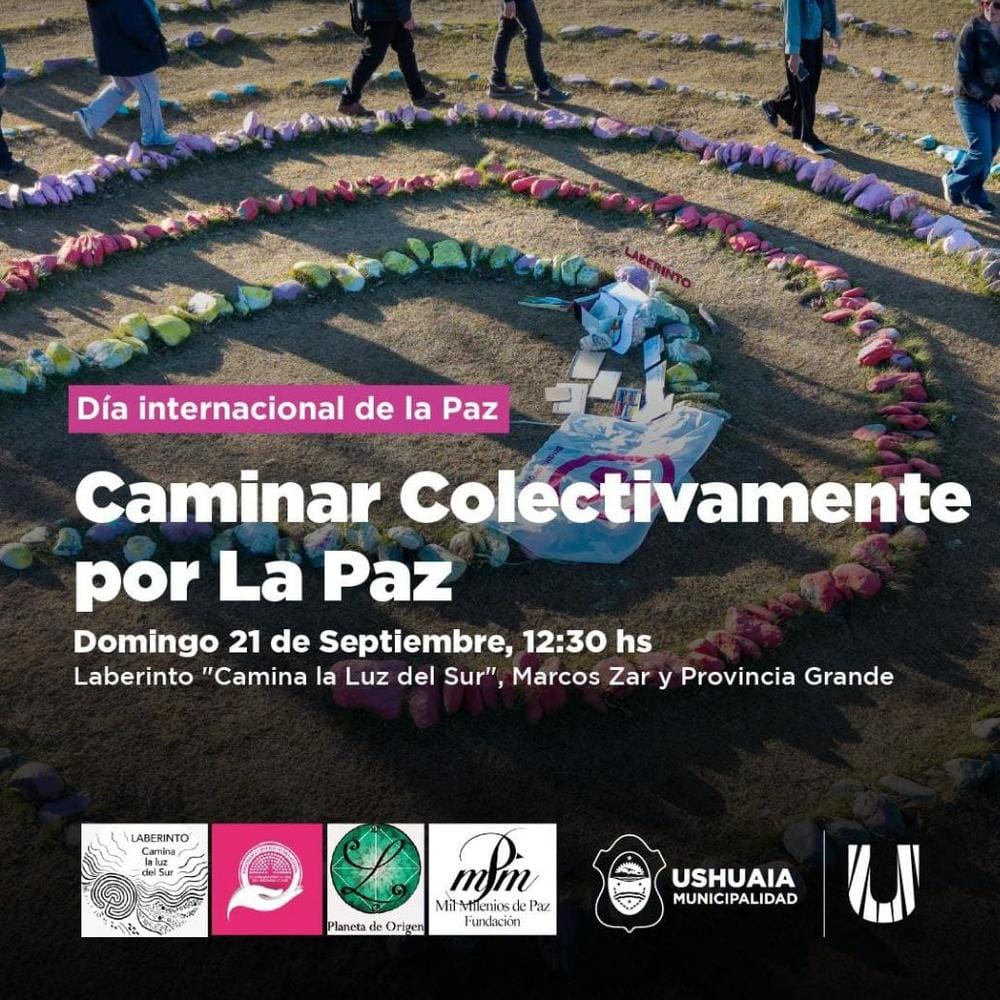 Reprograman caminata por la paz para este domingo en Ushuaia
