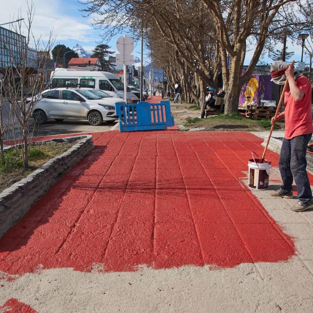 Ushuaia impulsa mejoras en su casco céntrico