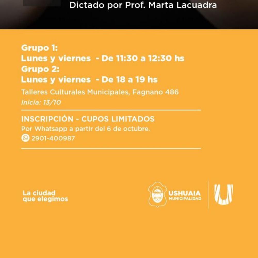 Inscribite al Taller de Lengua de Señas en Ushuaia