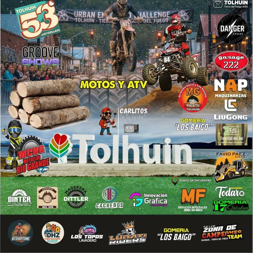 Tolhuin celebra su aniversario con el Súper Enduro