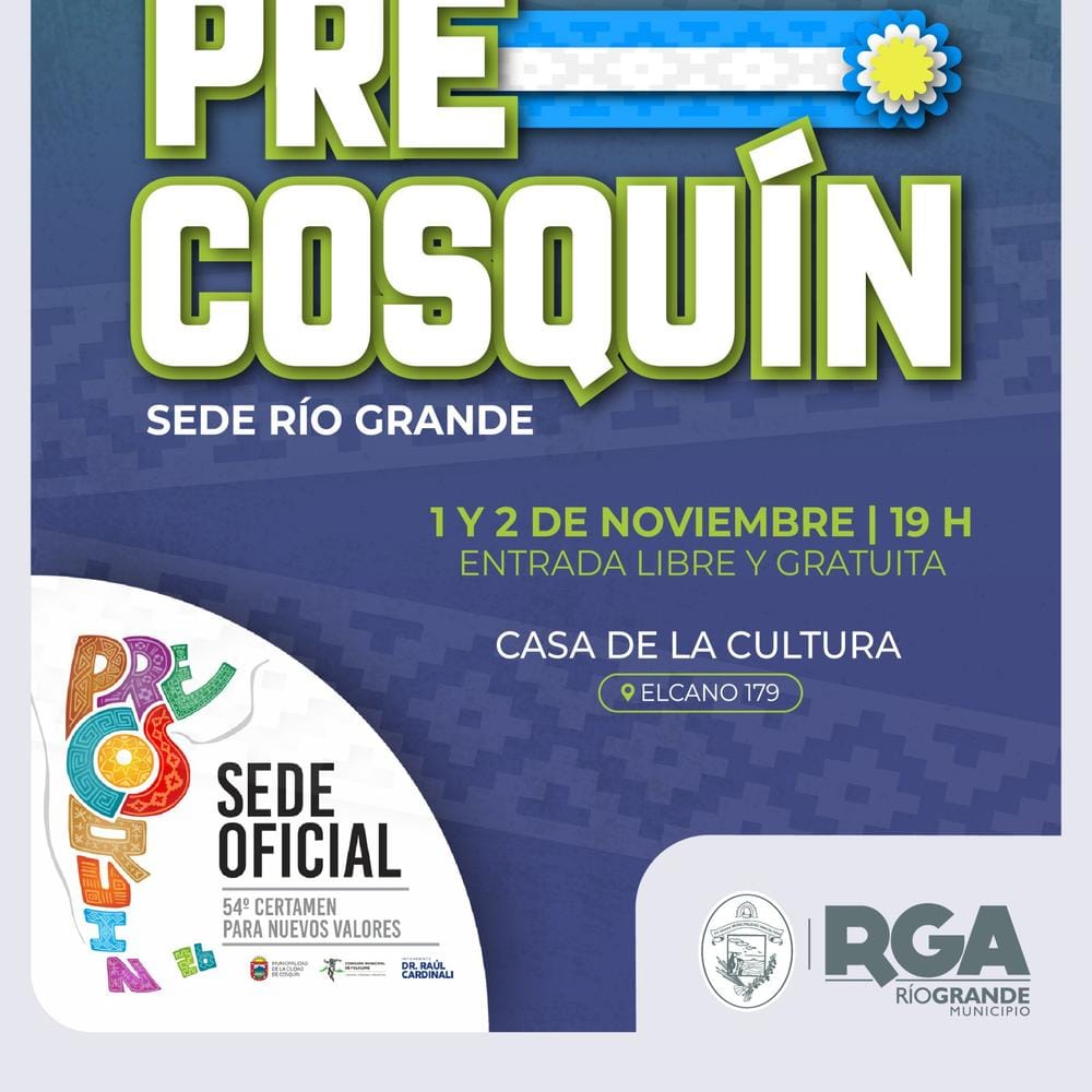 Río Grande vive el Pre Cosquín 2026 este fin de semana