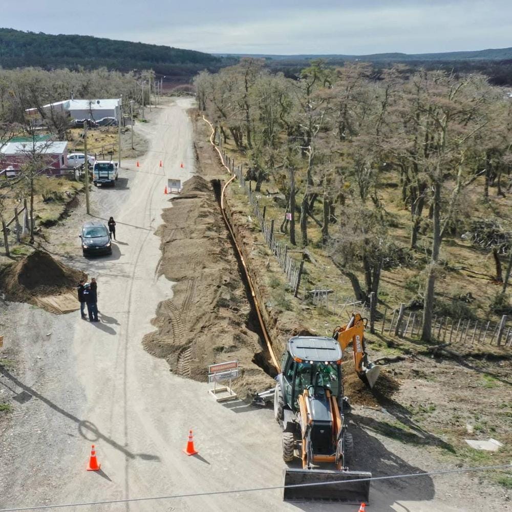 Tolhuin refuerza la red de gas en barrio Ex Matadero