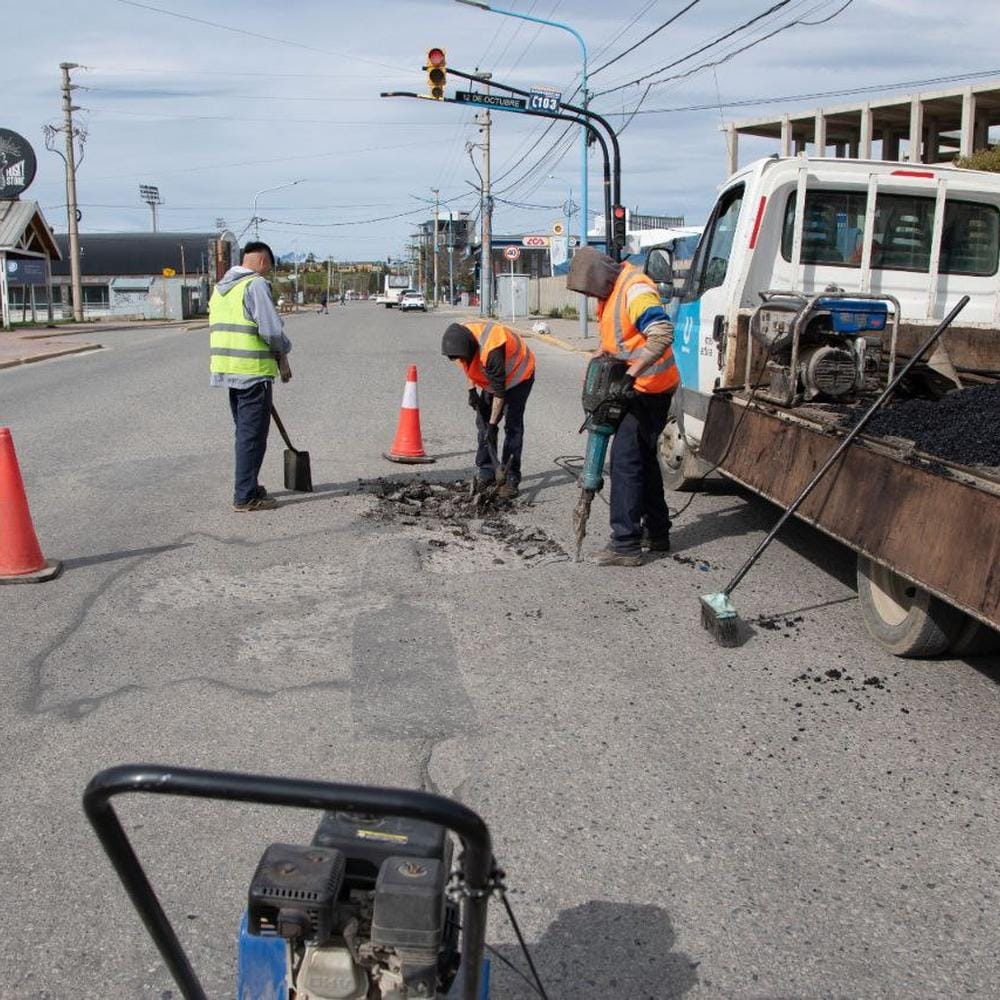 Ushuaia avanza en recuperación vial con obras en la ciudad