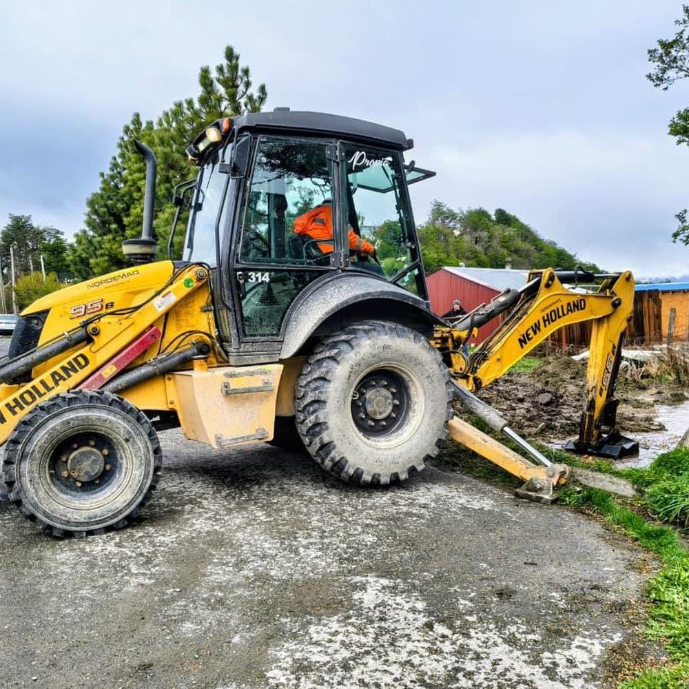 Ushuaia refuerza tareas contra daños del temporal