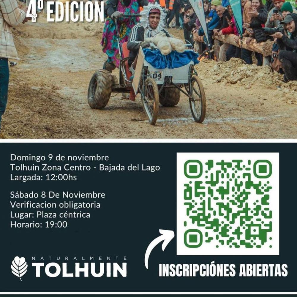 Autos Locos en Tolhuin: la carrera sin motor que enamora