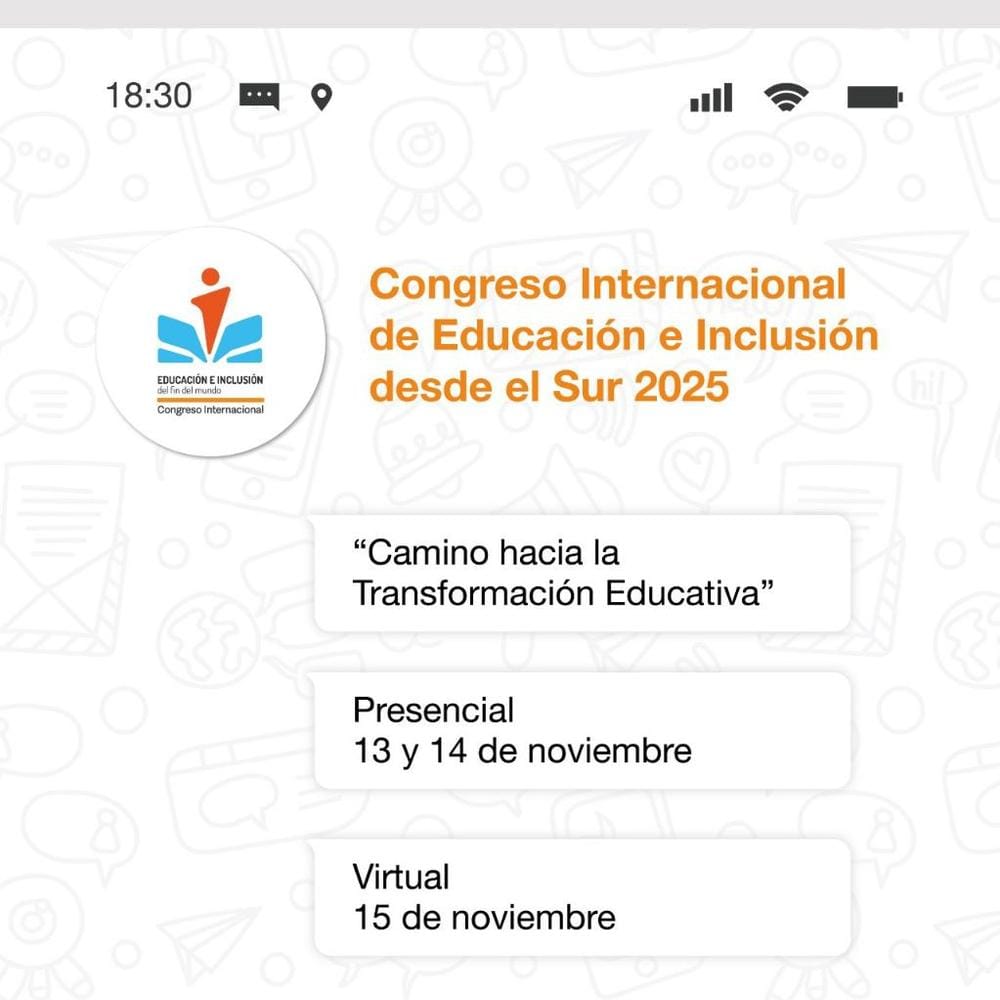 Congreso Educativo Internacional desde el Sur 2025: Inscripciones abiertas hasta el 7 de noviembre