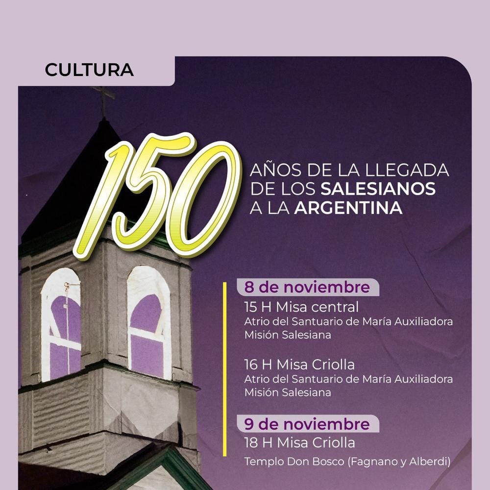 Celebración de los 150 años de los Salesianos en Argentina
