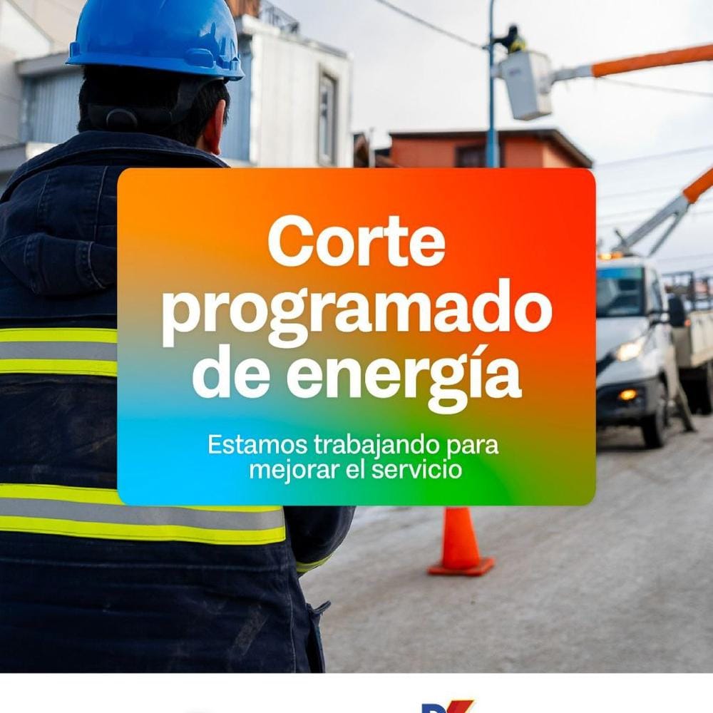 Corte eléctrico en Tolhuin este viernes 7 de noviembre