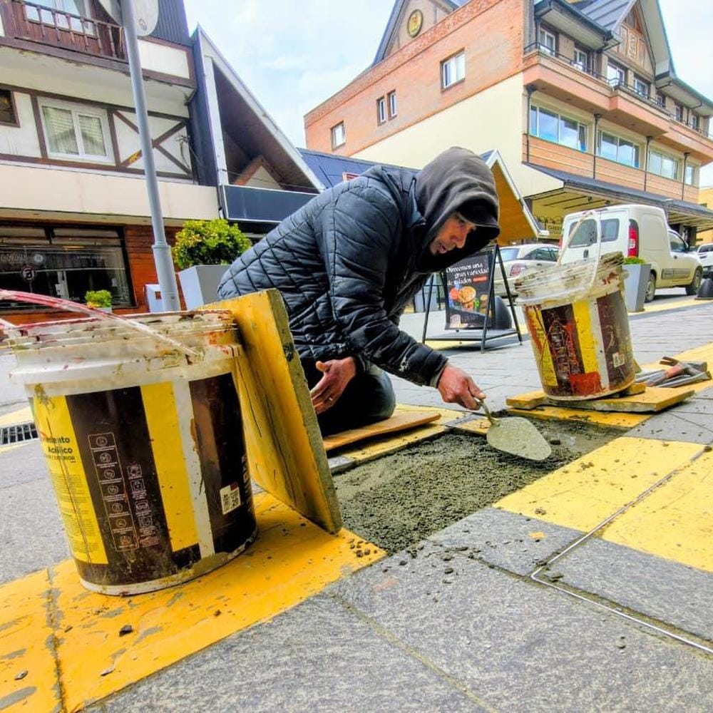 Municipalidad realiza mejoras en el centro de la ciudad