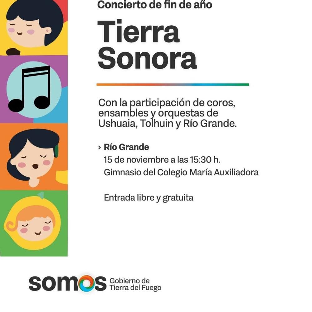 Fin de Año Musical en Tierra del Fuego con “Tierra Sonora”