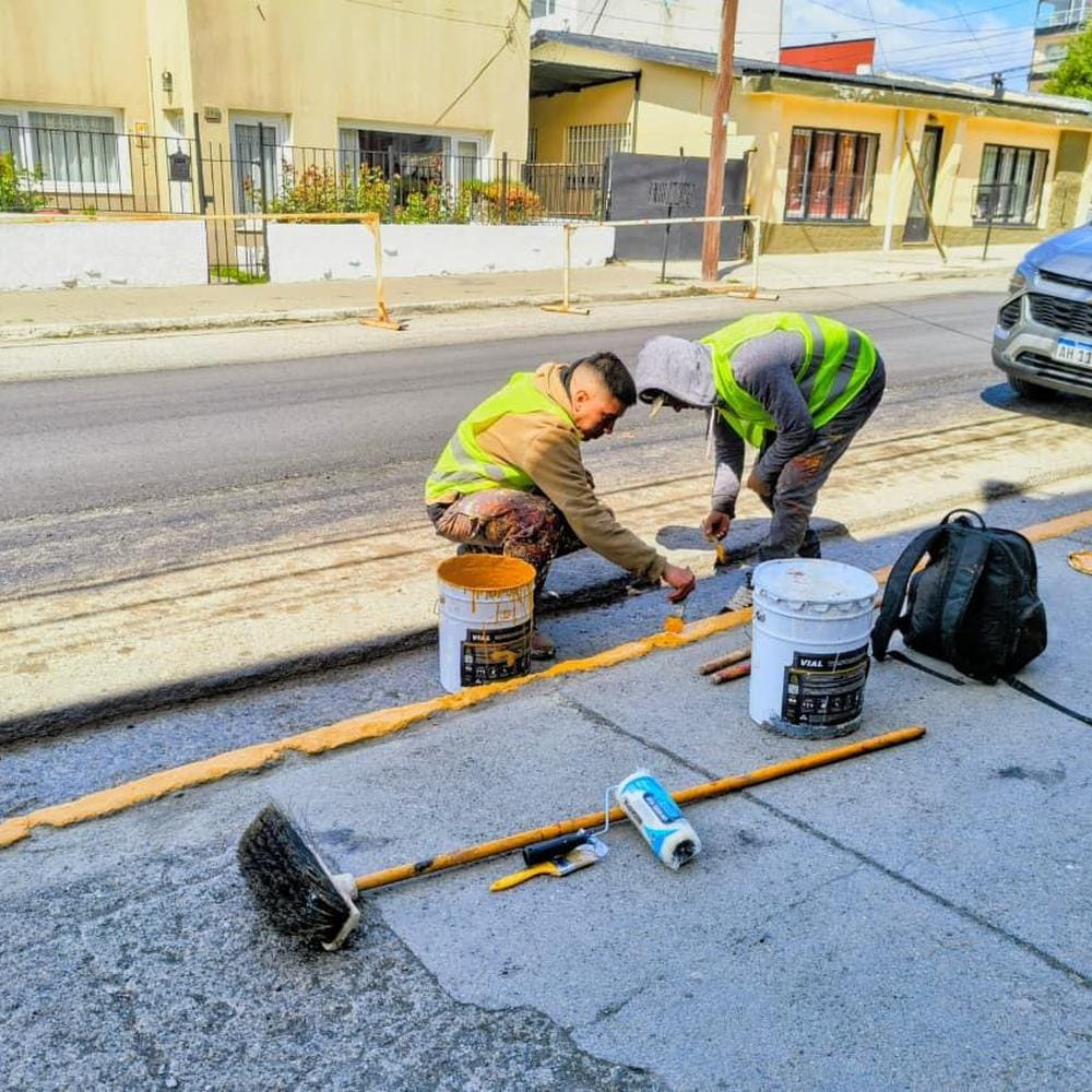 Ushuaia impulsa obras de mantenimiento y mejoras urbanas