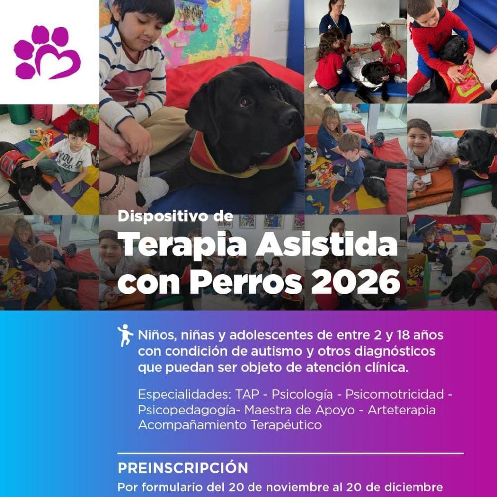 Terapia Asistida con Perros 2026 en Ushuaia