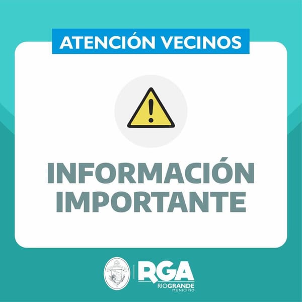 COMUNICADO DE DEFENSA CIVIL DE RÍO GRANDE SOBRE EL SISMO