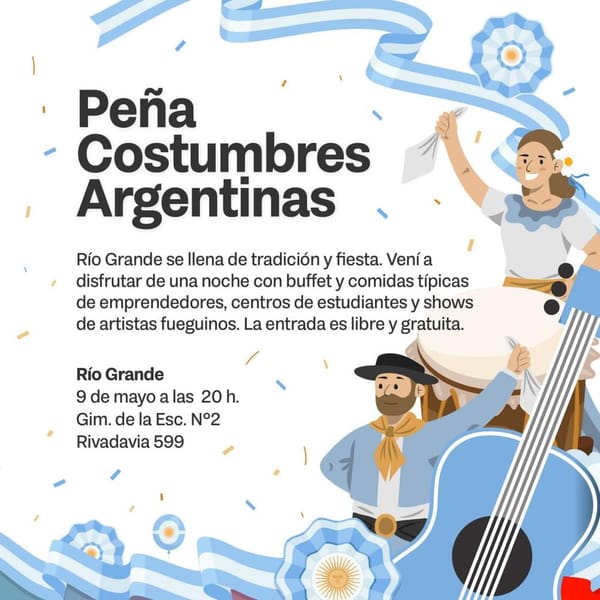 PEÑA “COSTUMBRES ARGENTINAS”: CELEBRANDO LA CULTURA Y LA COMUNIDAD EN TIERRA DEL FUEGO