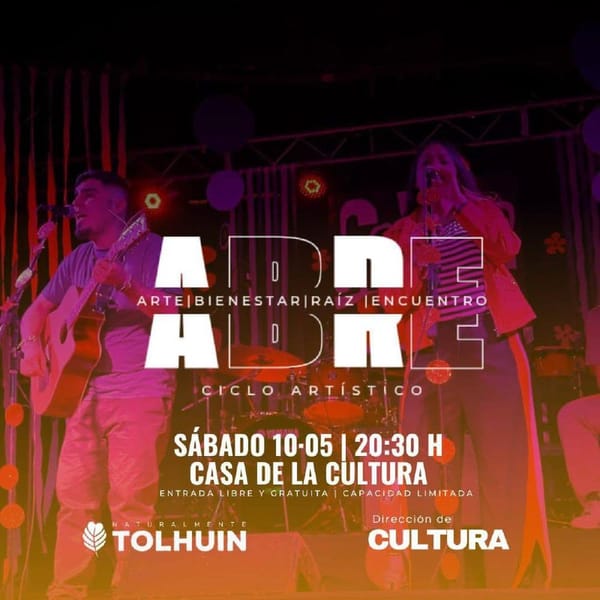 TOLHUIN INAUGURA EL CICLO ARTÍSTICO “ABRE” EN LA CASA DE LA CULTURA