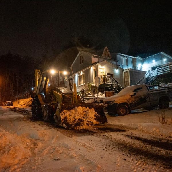 LIMPIEZA DE CALLES EN USHUAIA: OPERATIVO INVIERNO
