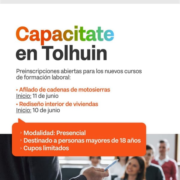 CAPACITACIONES LABORALES EN TOLHUIN: OPORTUNIDADES PARA TODOS