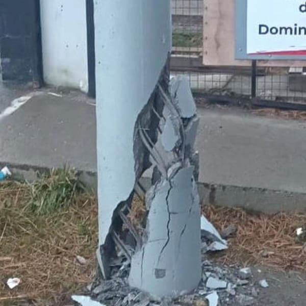 CORTE DE ENERGÍA EN USHUAIA POR ACCIDENTE DE TRÁNSITO