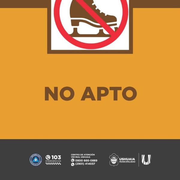 LA LAGUNA DEL DIABLO NO PERMITE PATINAJE SEGURO