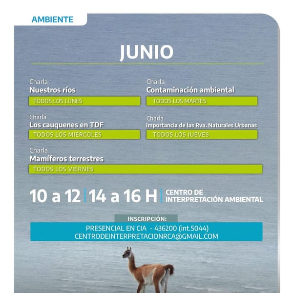 Actividades ambientales en Río Grande en junio