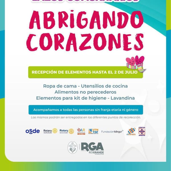 Río Grande lanza cruzada solidaria para ayudar