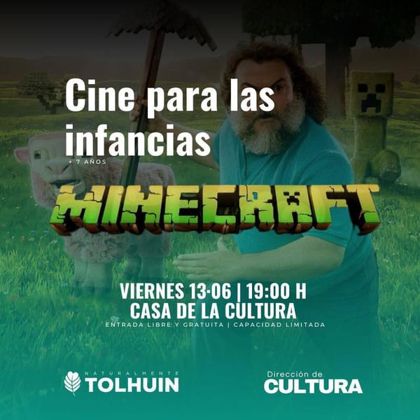 Cine infantil en Tolhuin: noche de películas gratuitas