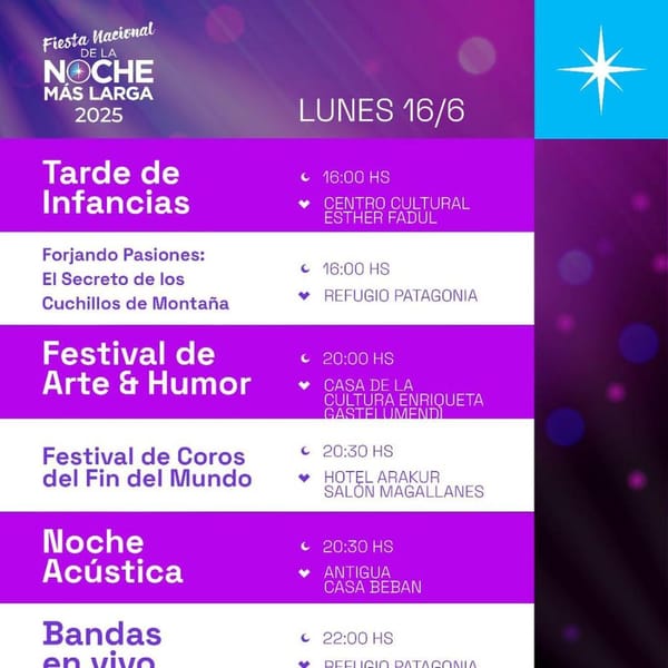 Ushuaia lanza una noche llena de arte y diversión