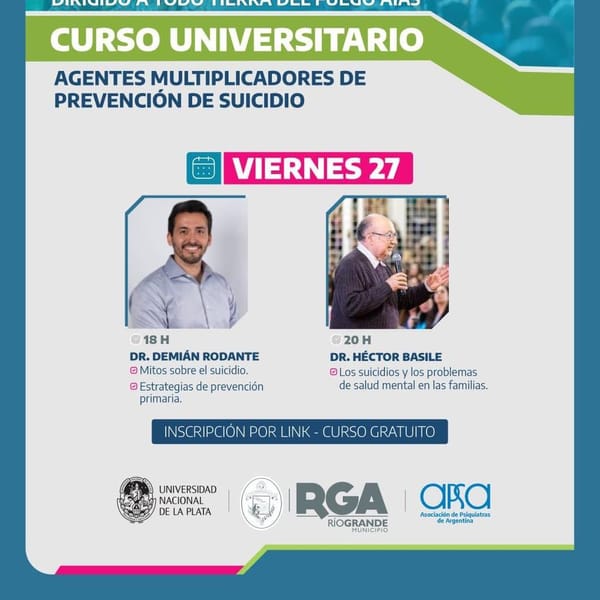 Prevención del Suicidio: Segundo Encuentro Universitario