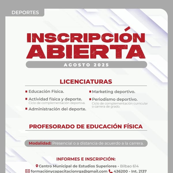 Inscripciones abiertas para carreras en Río Grande