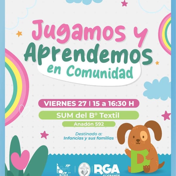Jornadas “Jugamos y Aprendemos en Comunidad” en Río Grande
