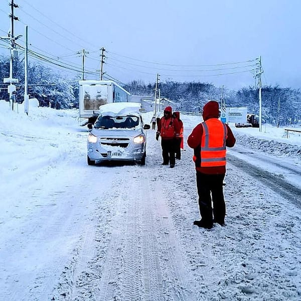 Ushuaia refuerza controles de cubiertas en invierno