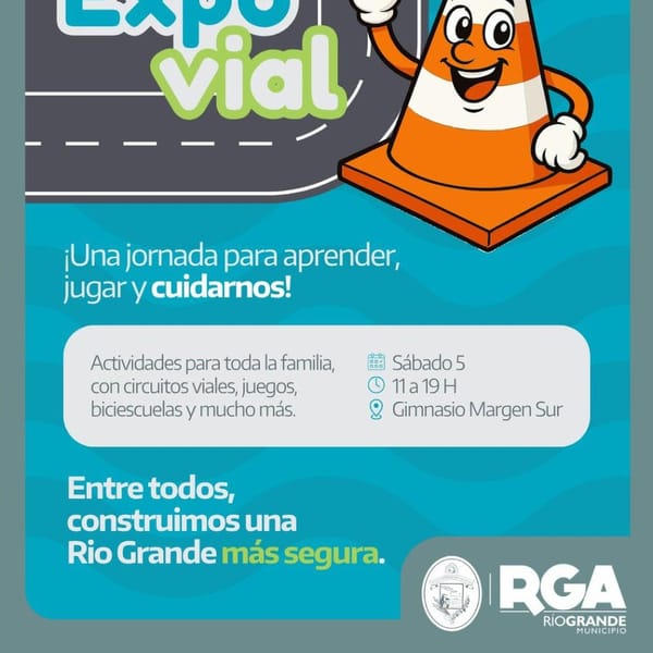 Expo vial en Río Grande para una ciudad más segura