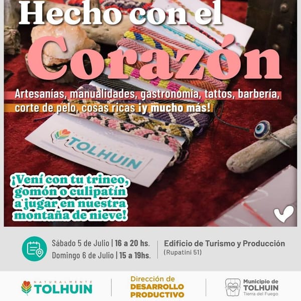 El Municipio de Tolhuin celebra la Semana de la Dulzura con una edición especial del Paseo “Hecho con el Corazón”
