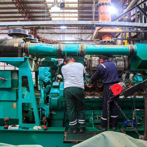 CONCLUYERON CON ÉXITO Y EN MENOR TIEMPO DEL PREVISTO LOS TRABAJOS SOBRE EL GENERADOR CUMMINS 1 EN TOLHUIN