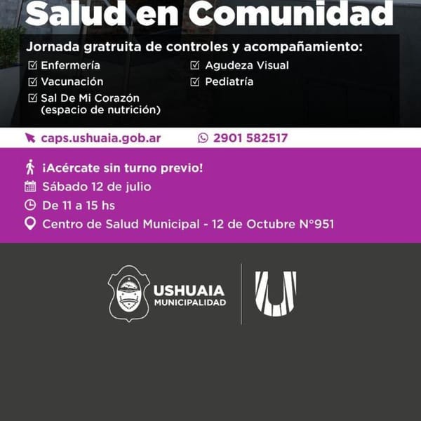 Jornada de controles gratuitos en Ushuaia