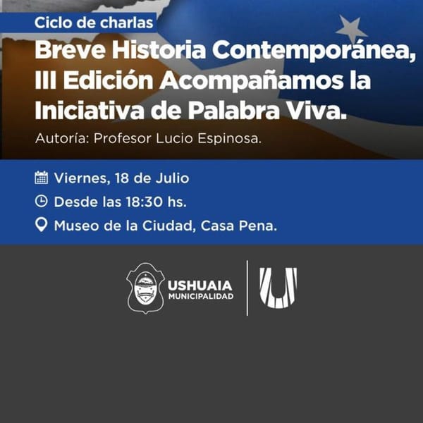 Cultura en Ushuaia: presentación de libros y participación juvenil