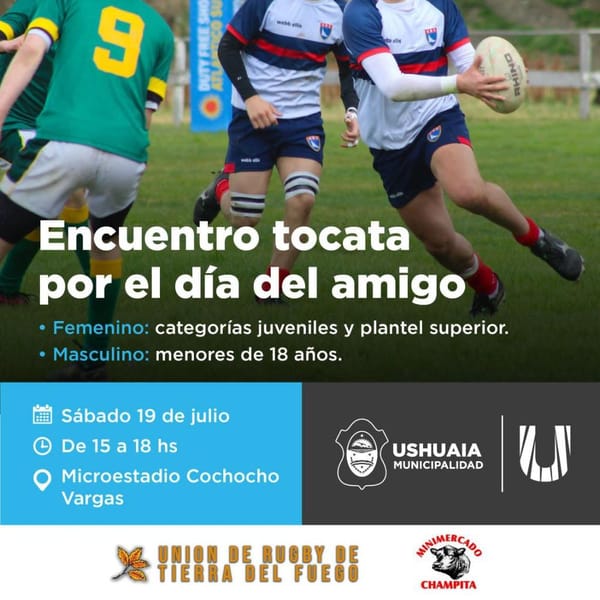 Rugby Tocata por el Día del Amigo en Tierra del Fuego