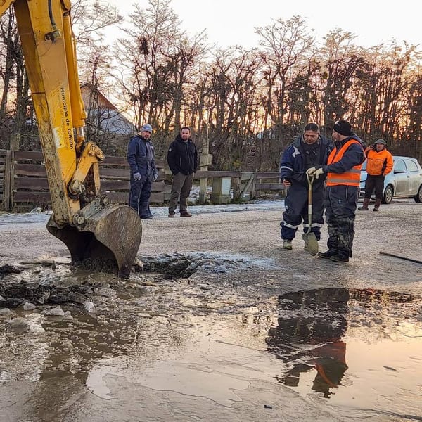 Tolhuin avanza en obras de infraestructura con DPOSS