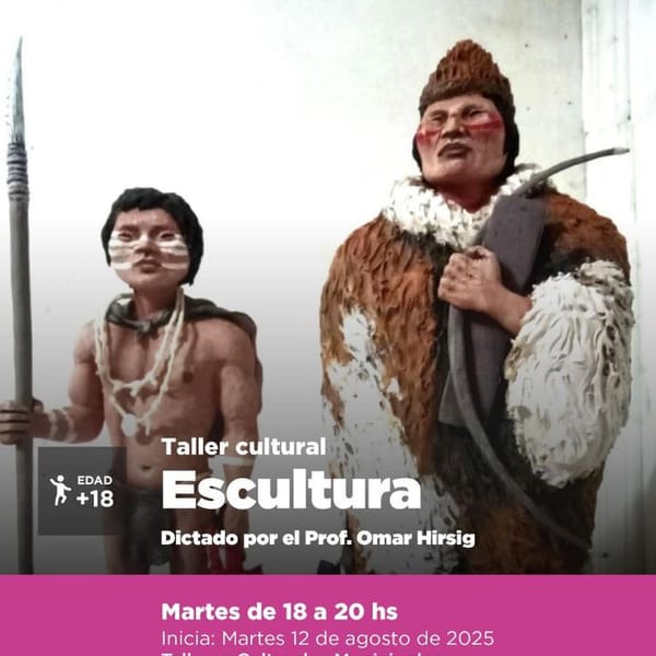 Inscripciones abiertas para el Taller de Escultura en Ushuaia