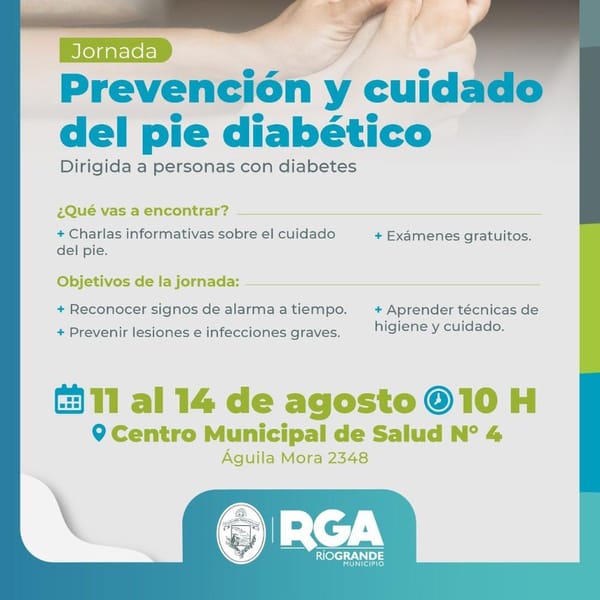 JORNADAS DE PREVENCIÓN DEL PIE DIABÉTICO EN RÍO GRANDE