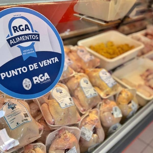 Pollos de RGA Alimentos en Toda Tierra del Fuego