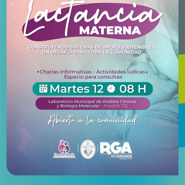 Río Grande impulsa la Semana de la Lactancia Materna