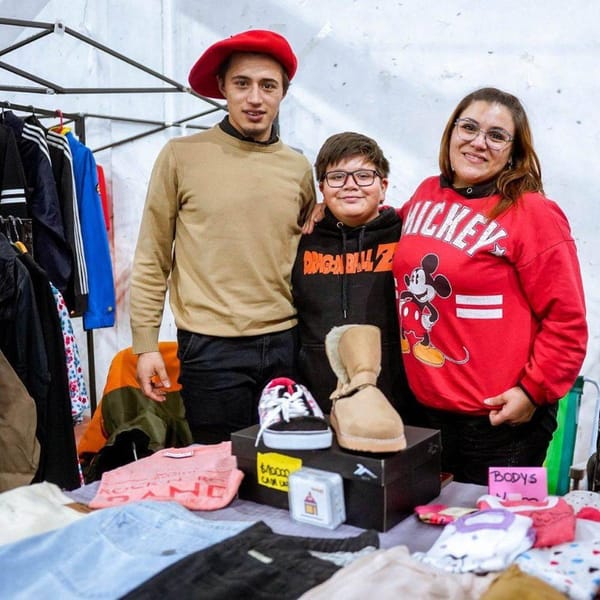 Feriantes del Fin del Mundo celebran el Día de las Infancias con actividades y puestos comerciales